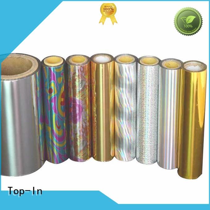 Top-In holographic foil series for medicine boxes