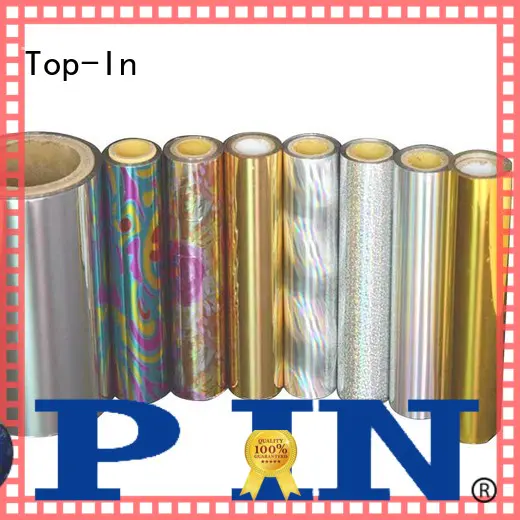Top-In 20mic holographic film series for medicine boxes