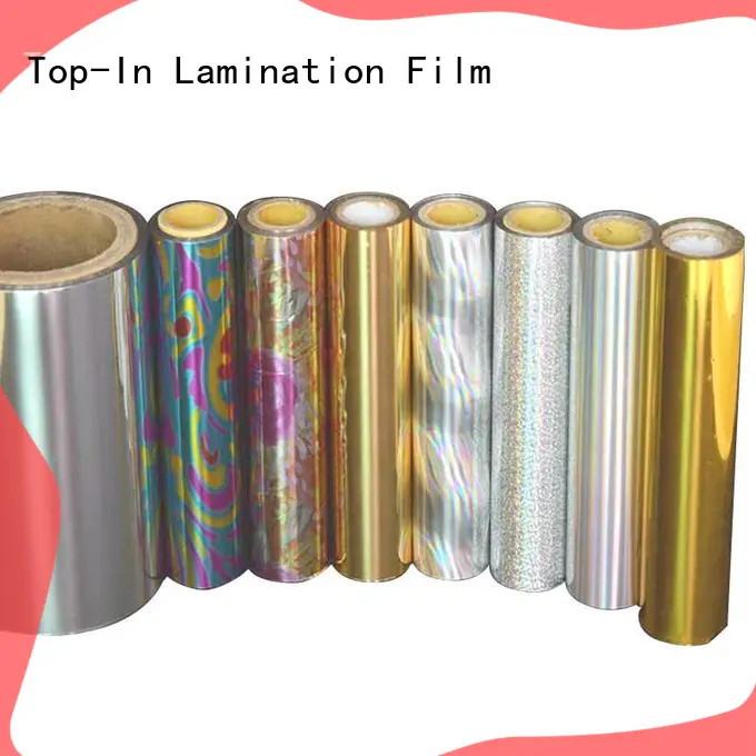 Top-In glitter holographic film manufacturer for cigarette packets