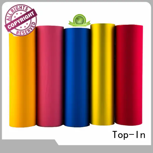 Top-In different color soft touch lamination film for paper box