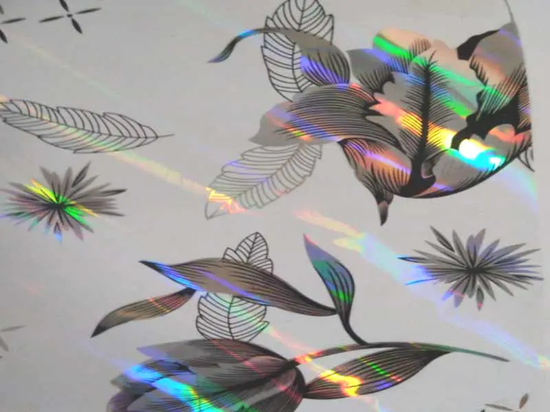 flexible holographic foil series for toothpaste boxes