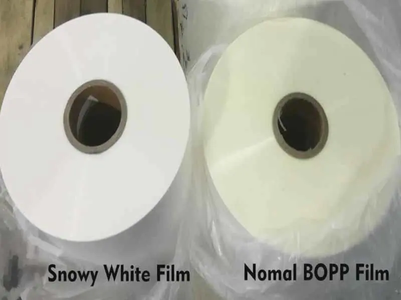 gloss white bopp factory price for picture albums