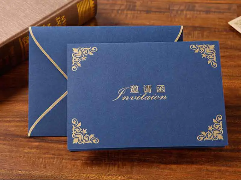 transfer gold foil printing manufacturer for wedding cards Top-In