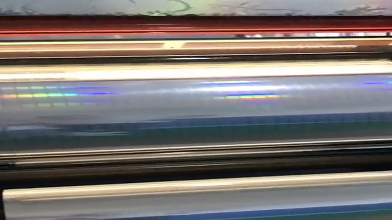 Customer laminating hologram laser film