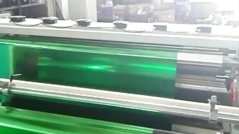 Green toner foil slitting
