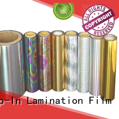 Top-In 23mic holographic lamination film for toothpaste boxes
