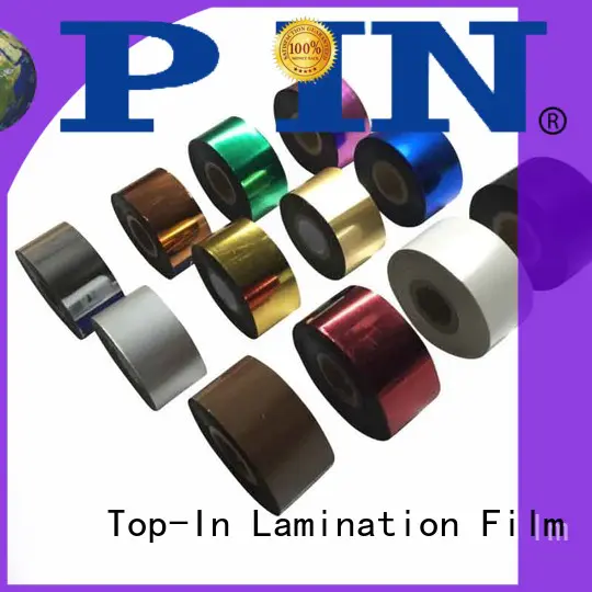 Top-In digital prints hot stamping foil factory price for certificates