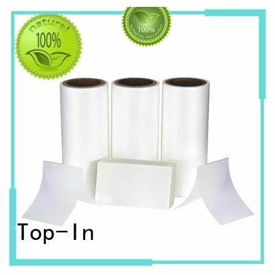 Top-In coated thermal lamination film customized for paper box