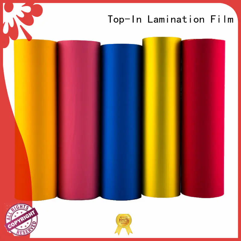 Custom school easy to operate soft touch film Top-In different colors