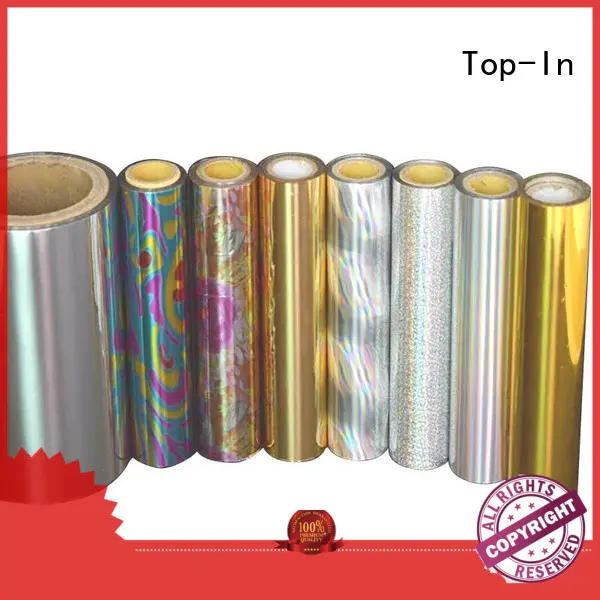 Top-In film holographic lamination film series for cigarette packets
