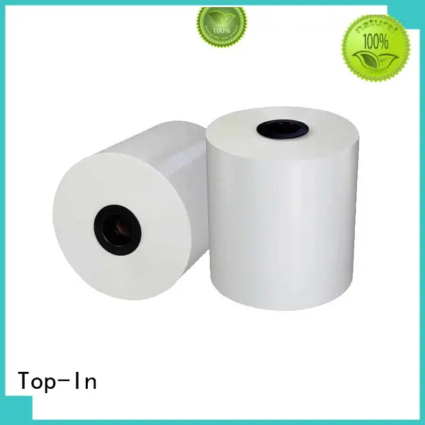 Top-In white bopp personalized for posters