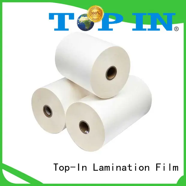 Custom broad compatibility glossy finish bopp lamination Top-In excellent bonding