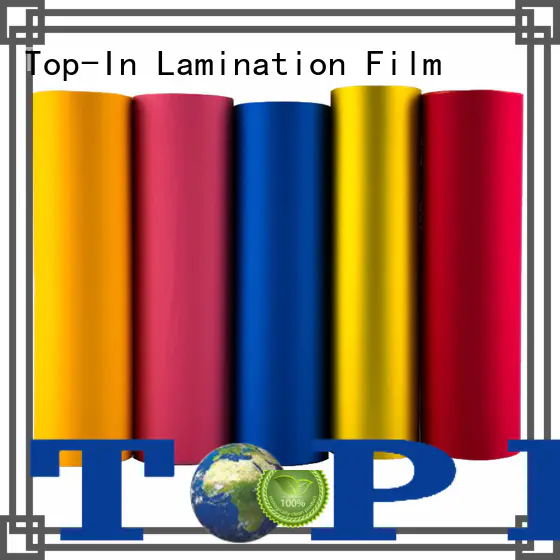 Top-In professional soft touch film factory for luxury packaging