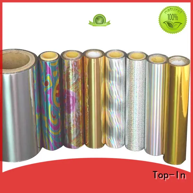 Top-In holographic foil from China for toothpaste boxes
