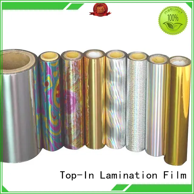Top-In 23mic laser film manufacturer for cigarette packets