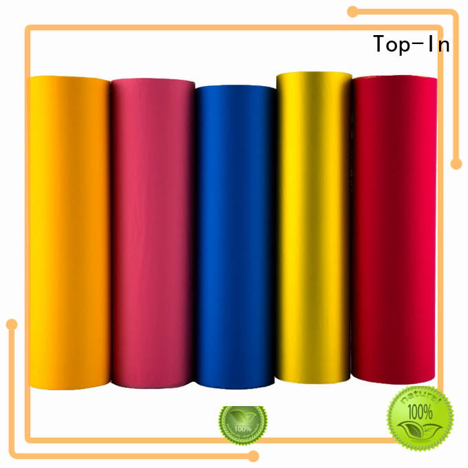 different colors Custom food transparent soft touch film Top-In easy to operate