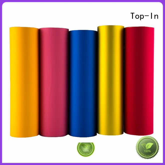 Top-In durable soft touch film well designed for digital prints