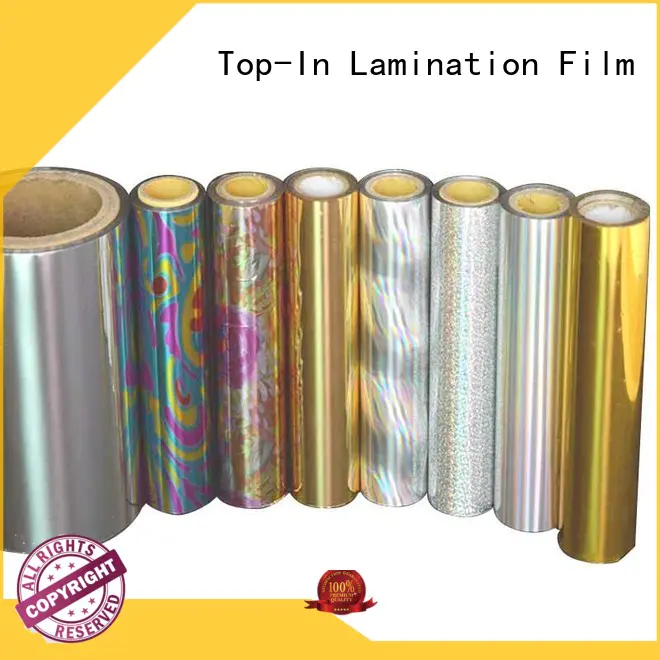 film holographic lamination film manufacturer for cigarette packets Top-In