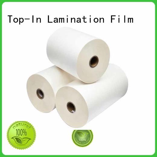 Top-In Brand excellent bonding bopp thermal lamination film glossy matt supplier