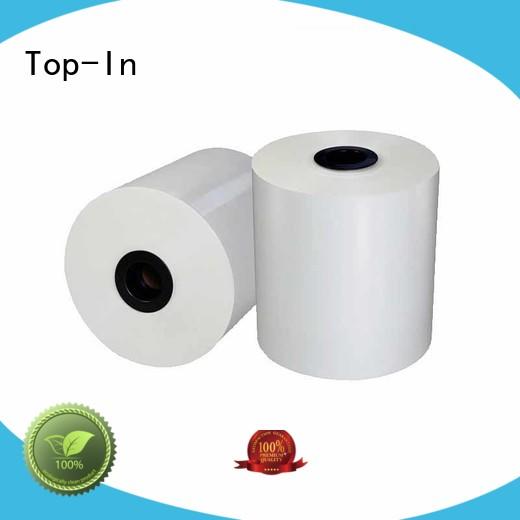 Top-In 18mic30mic bopp white film directly sale for book covers