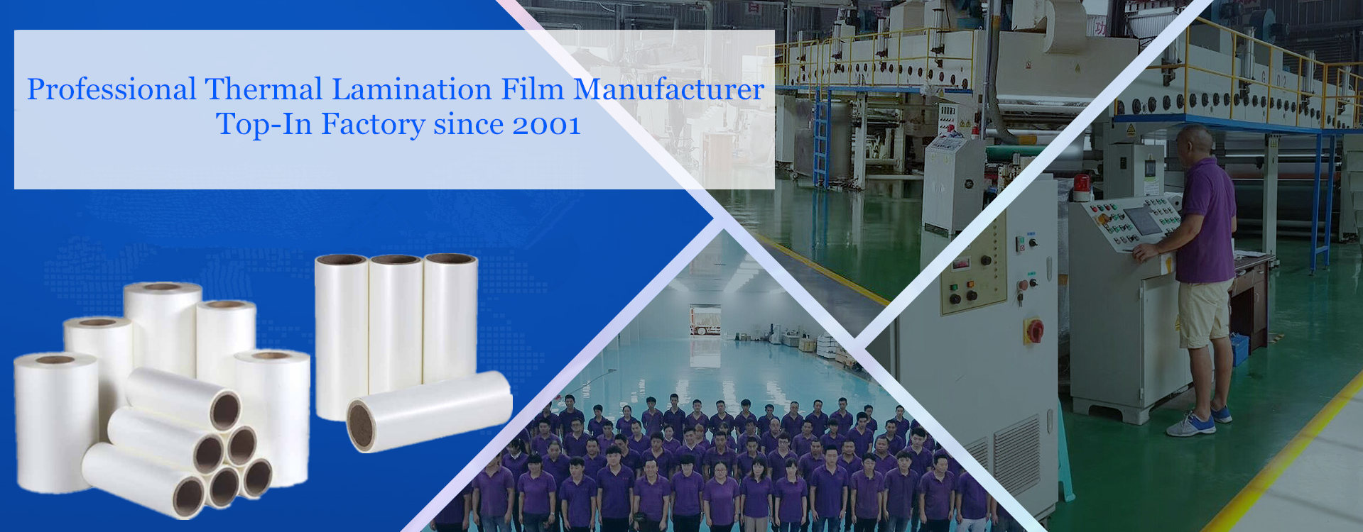 Thermal Lamination Film Manufacturer, Bopp Lamination Film Supplier, Velvet Lamination Film Factory