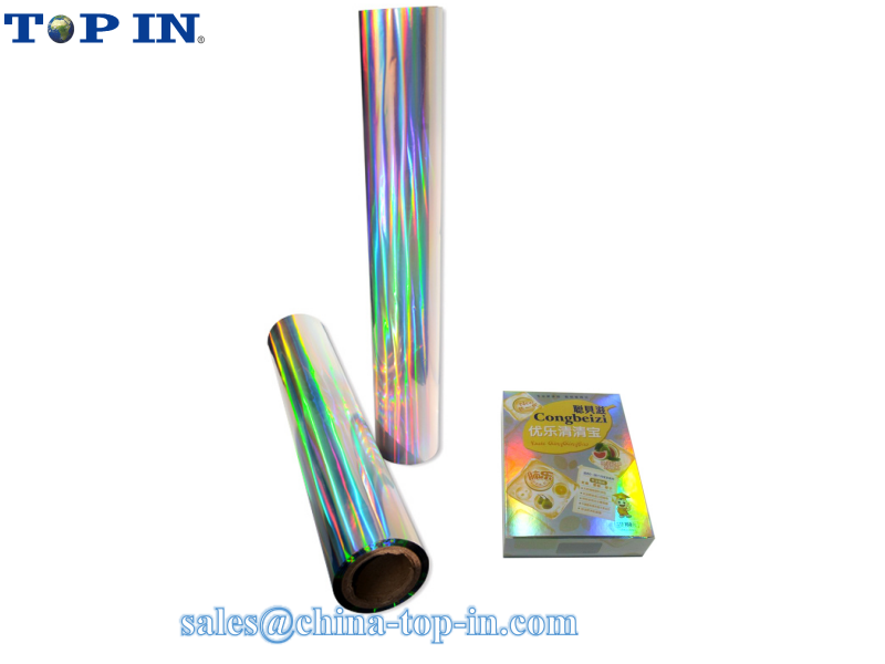 Seamless Holographic Rainbow Film/ Metalized BOPP Holographic Thermal Lamination Film