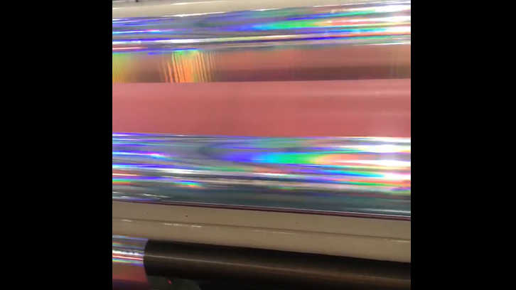 Seamless Rainbow BOPP Holographic Lamination Film