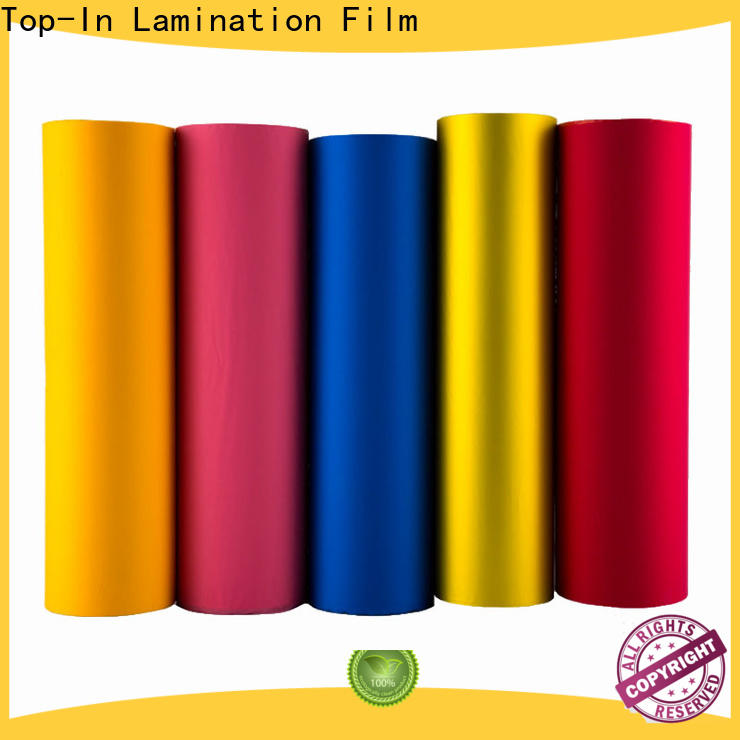 Top-In different color soft touch film with good price for luxury packaging
