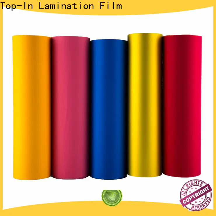 Top-In different color soft touch film with good price for luxury packaging